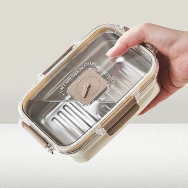 Stainless Steel 3 Pcs Lunch Box Set