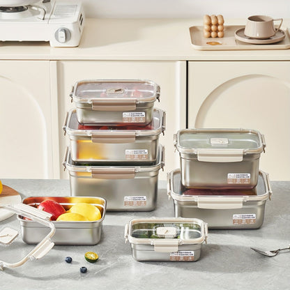Stainless Steel 3 Pcs Lunch Box Set