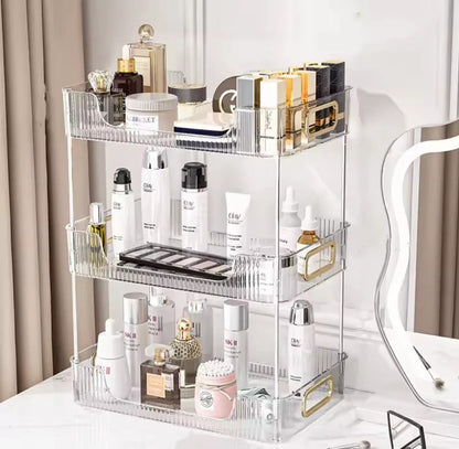 3-Tier Makeup Desk Organizer