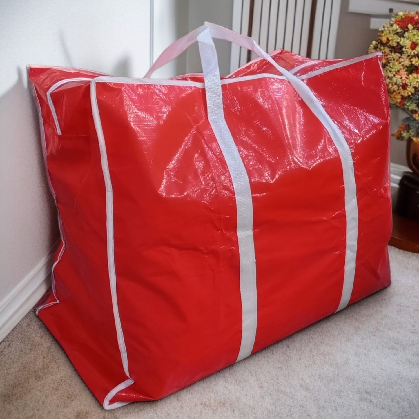 Big Size Jumbo Waterproof Storage Bag-Orange(W30xL24 +D12 Inches)