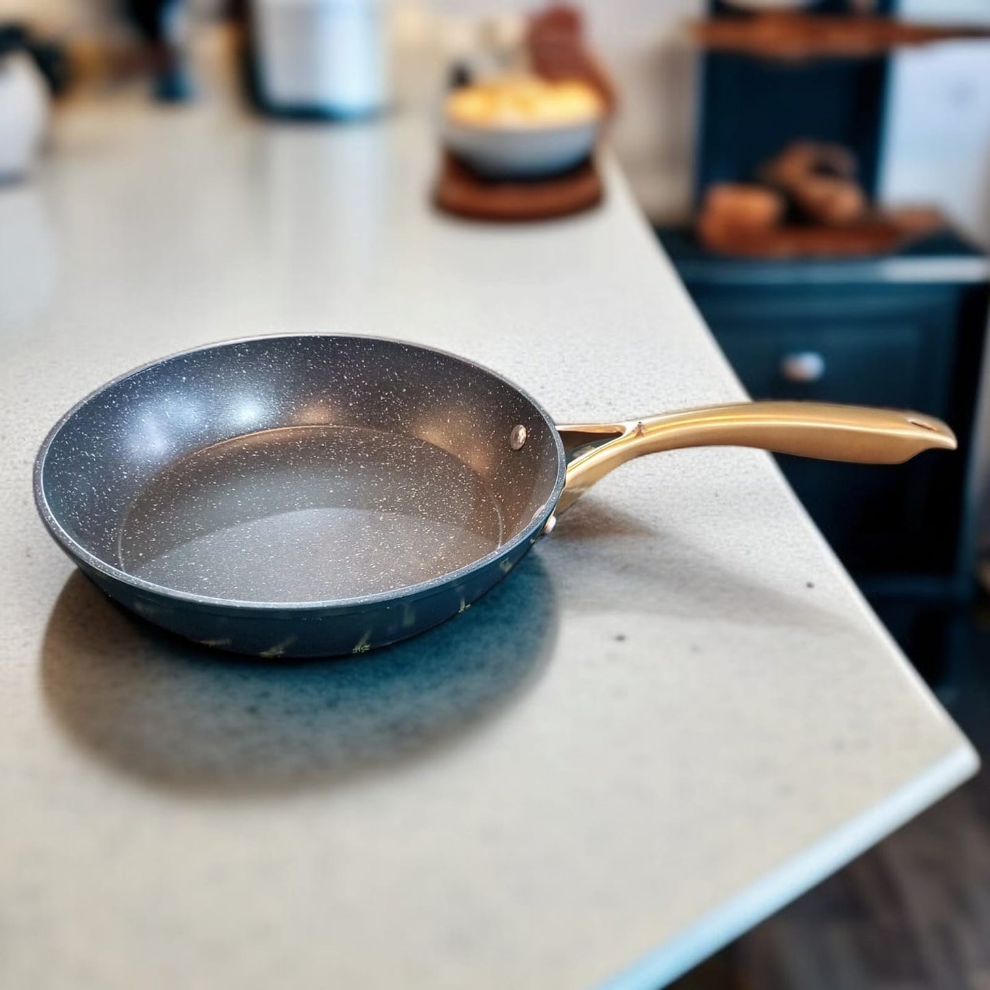 Marble Non Stick Frying Pan Dark Green-26cm
