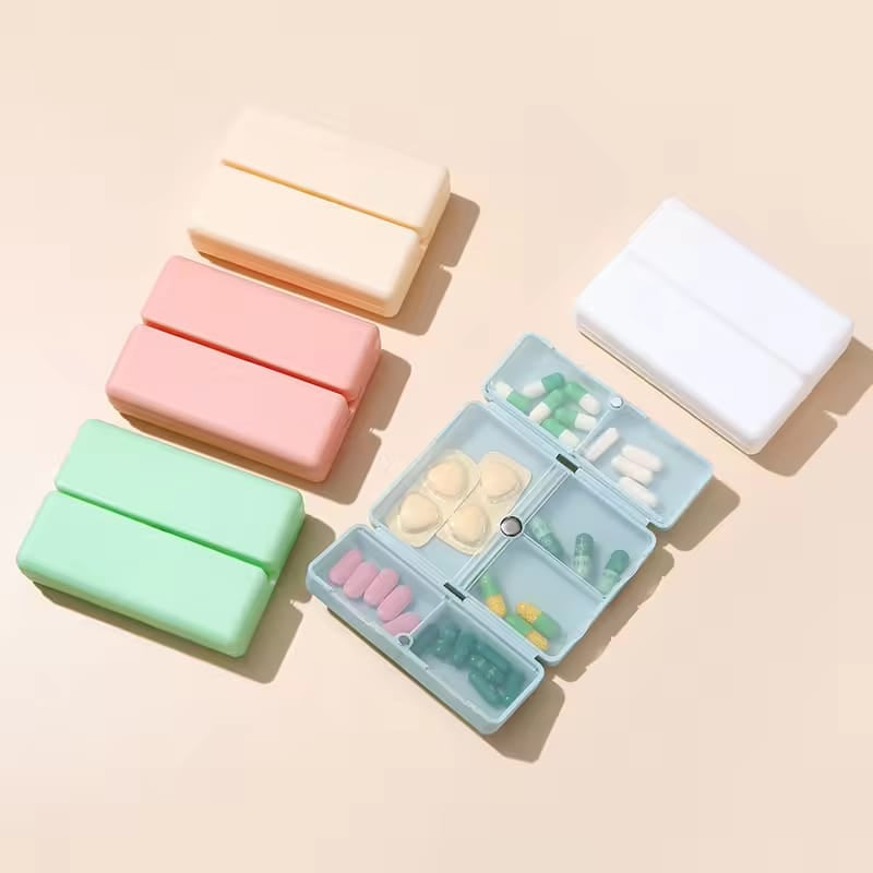 7-Compartment Mini Sealed Medicine Box