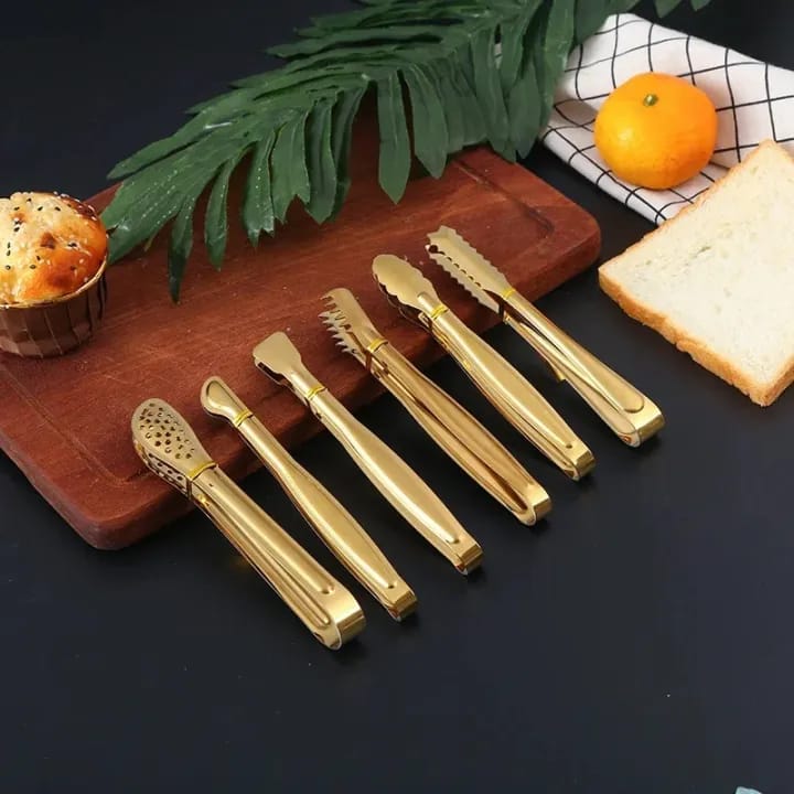 Golden Mini Serving Tong