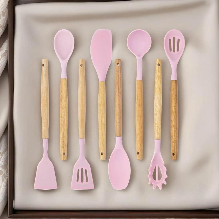 19 Pcs Kitchen Utensils Set-Pink