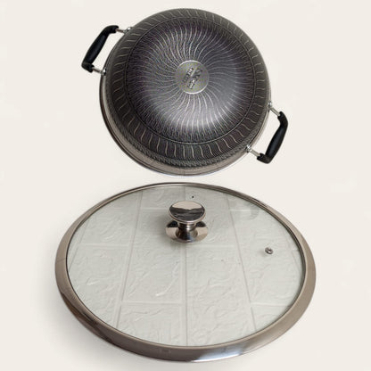 Double Handle Laser Coating Wok