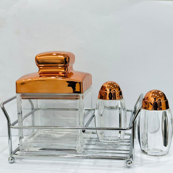 3 Pc Cruet Set