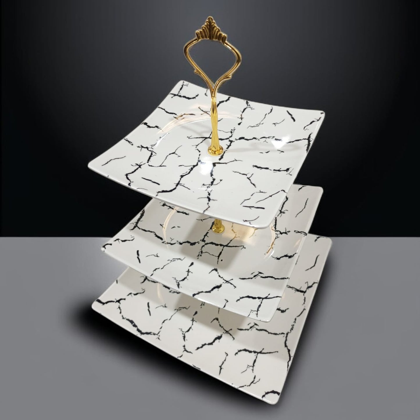 3 Tier Melamine Pastry Tray-D2