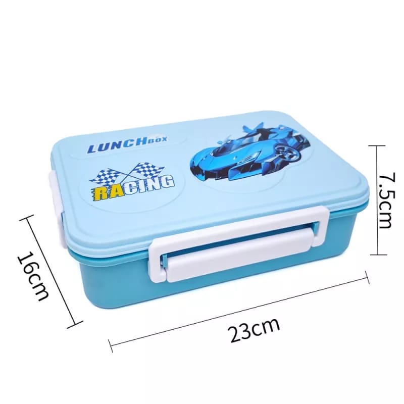 Car Design Lunch Box-Blue