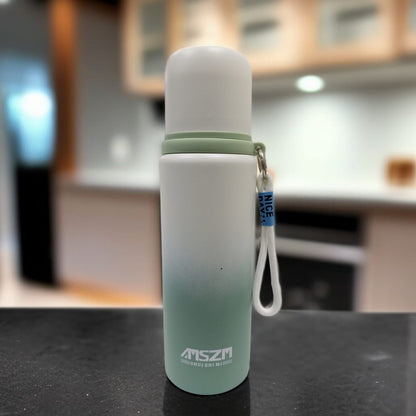 Double-Wall Stainless Steel Water Bottle-Green