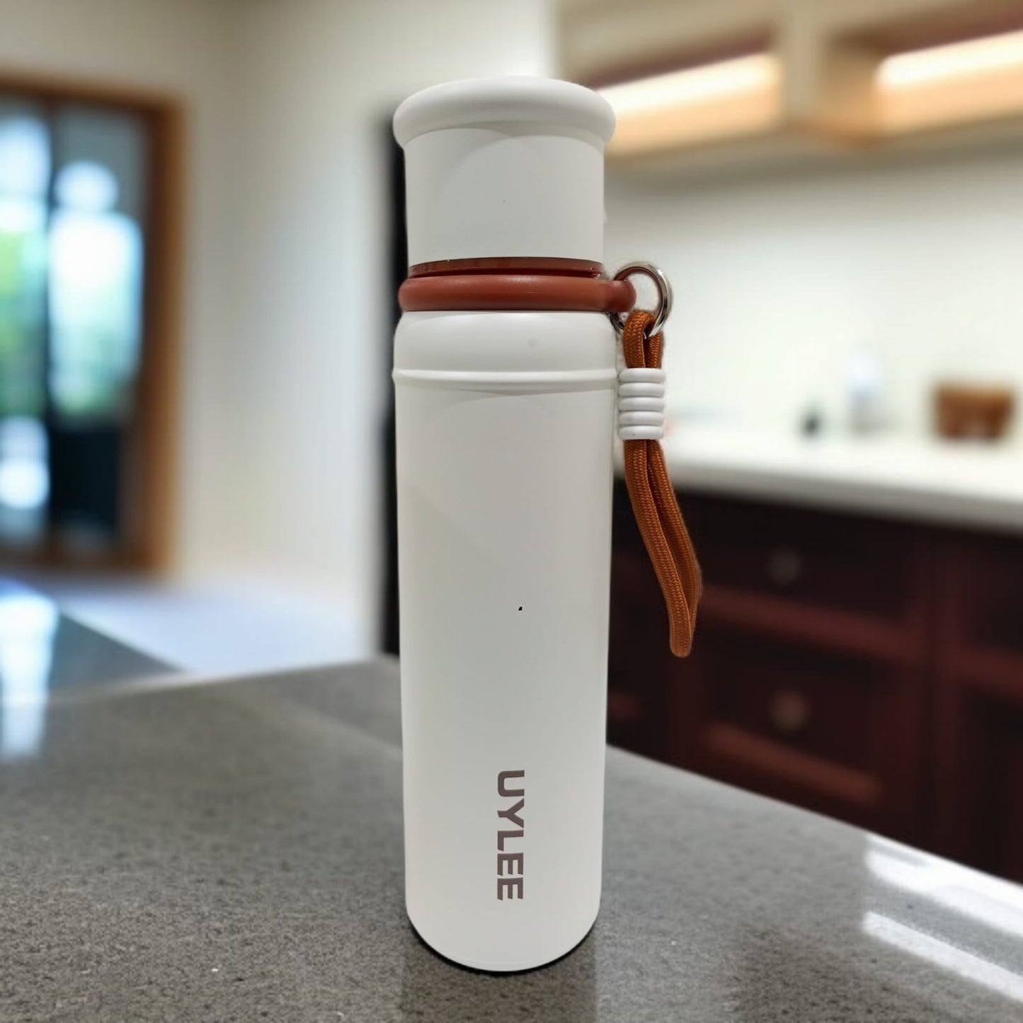 Sleek Hot & Cool Bottle-White