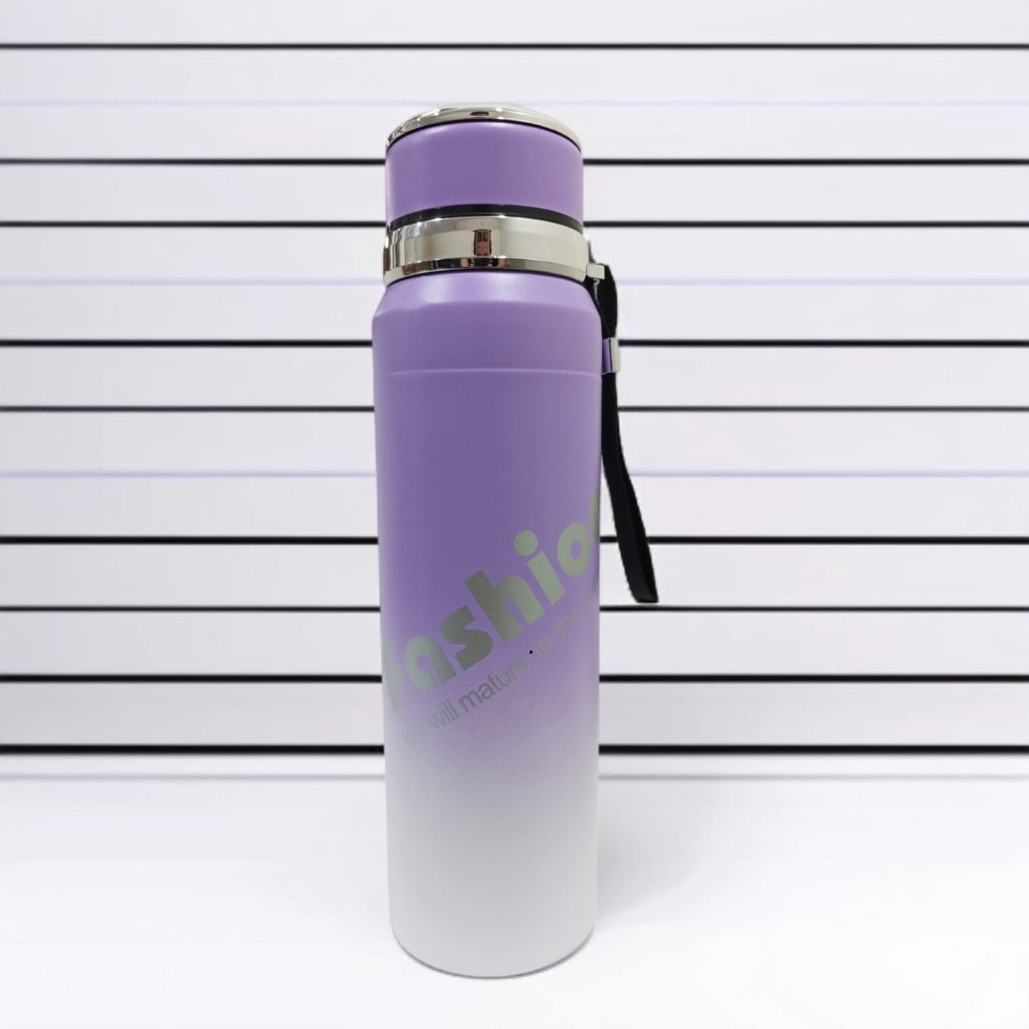 Stainless Steel Fashion Bottle Large-Purple