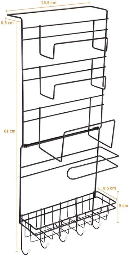 Wall Mounted Kitchen Storage Organizer