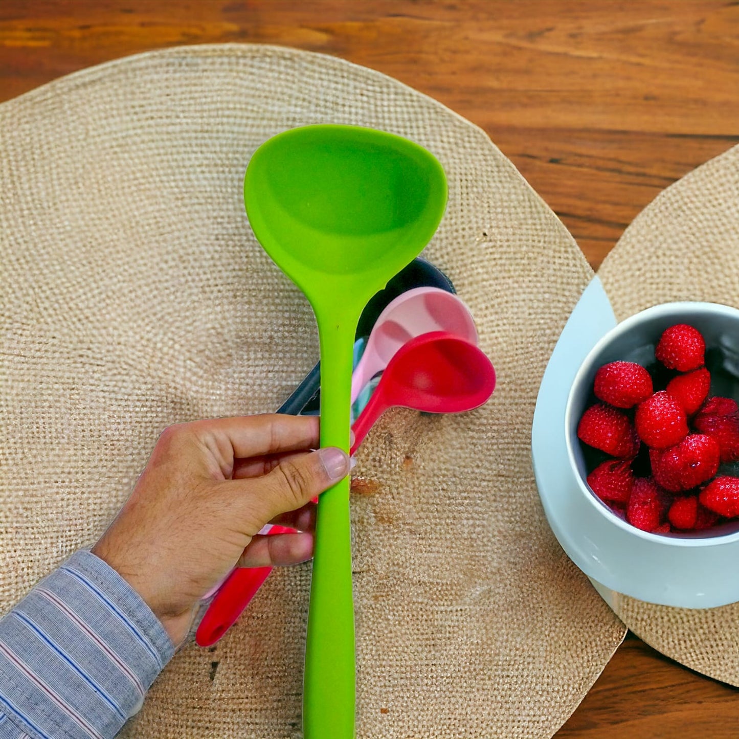 Silicone Turner Spatula Serving Spoons