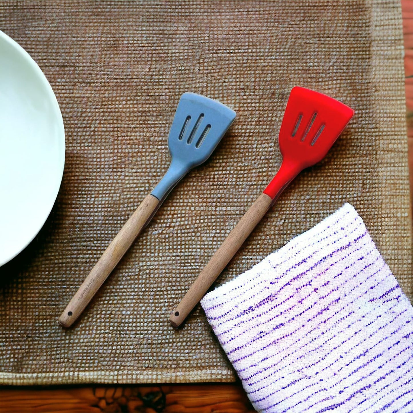 Wooden Handle Nonstick Flipper