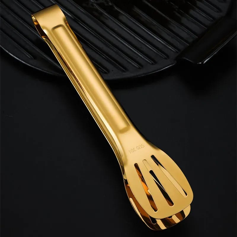 Golden Serving Tong -Medium