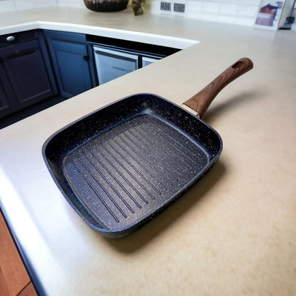 Synmore Non Stick Grill Pan 24cm-Black