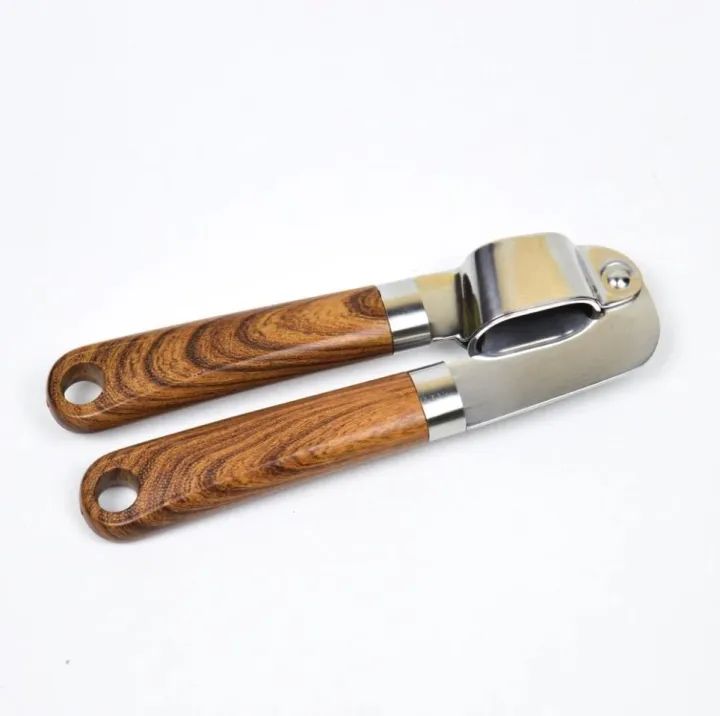 Wooden Handle Garlic Masher-KT