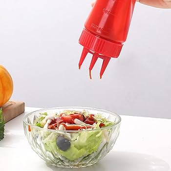 3 Nozzles Sauce Bottle