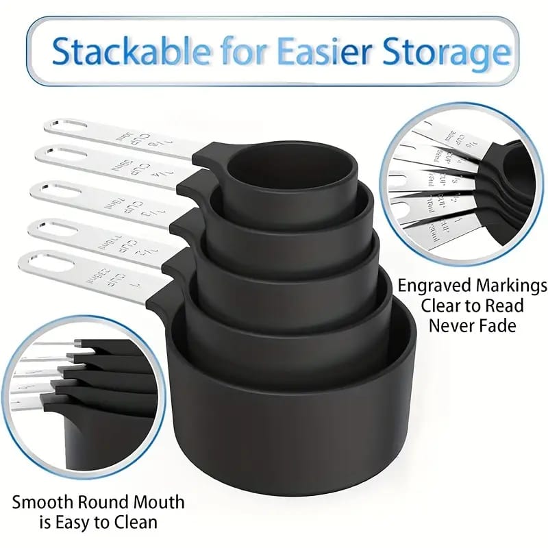 8 Pc Measuring Cup Set