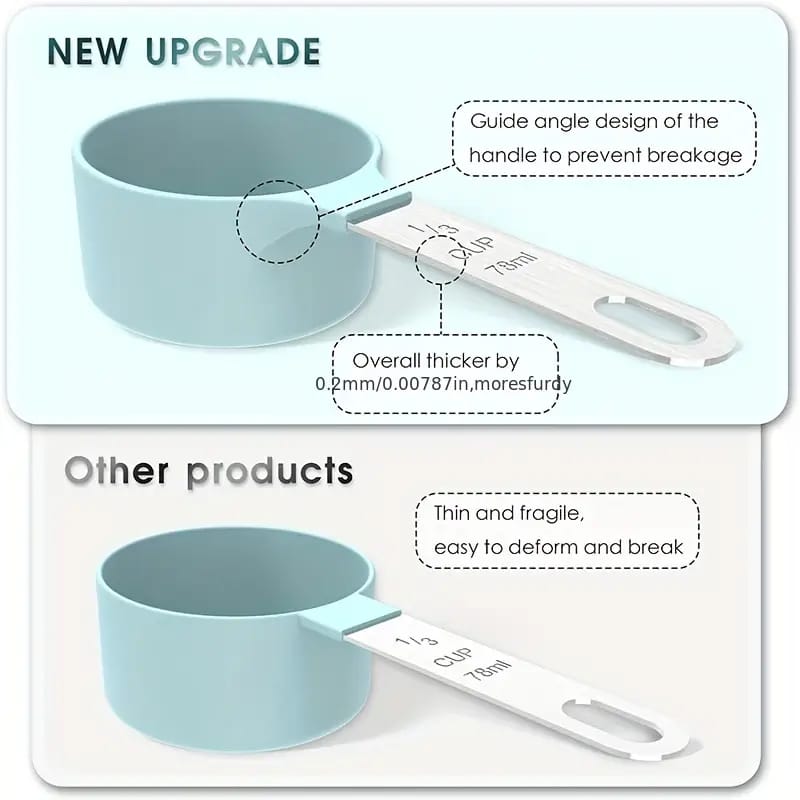 8 Pc Measuring Cup Set