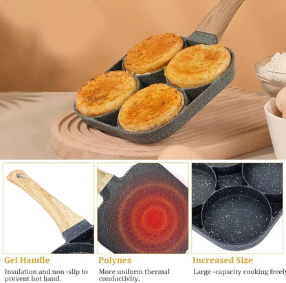 4 in 1 Multifunctional Non Stick  Frying Pan