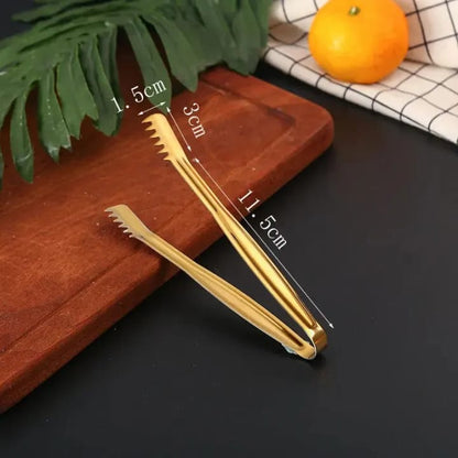 Golden Mini Serving Tong