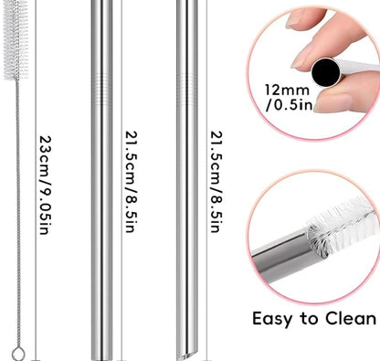 Stainless Steel Straw Set-D1