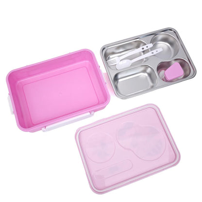 Cartoon Design Lunch Box-Pink