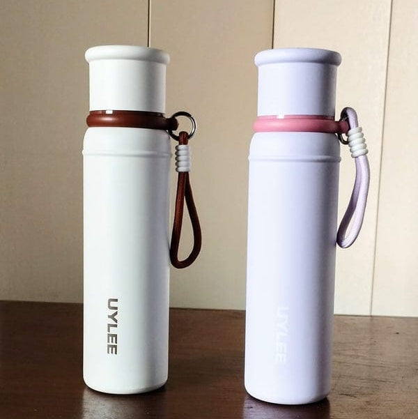 Sleek Hot & Cool Bottle-White