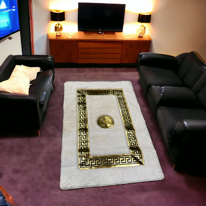 Versace Floor Mat-White (100*150)