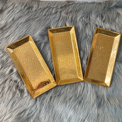 Golden Serving Tray Medium