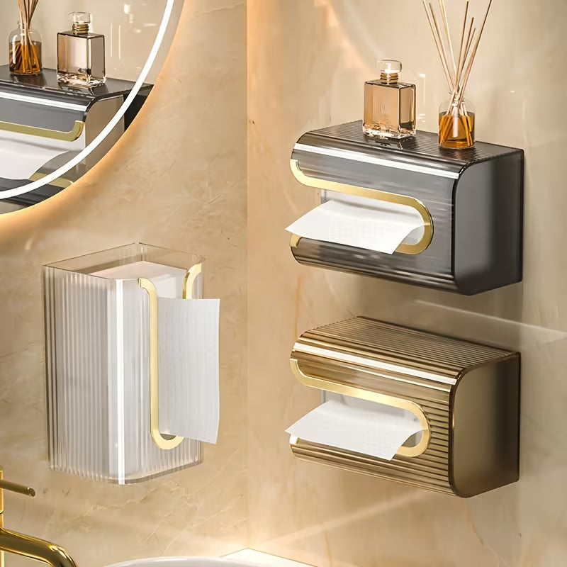 Wall-Mounted Acrylic Tissue Box
