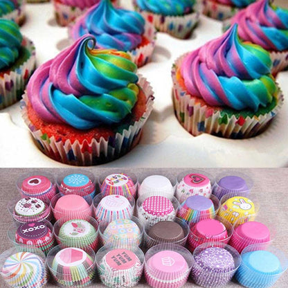 100-Pcs Baking Cupcake Liners