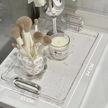 1 Pc Luxurious Acrylic Serving Tray