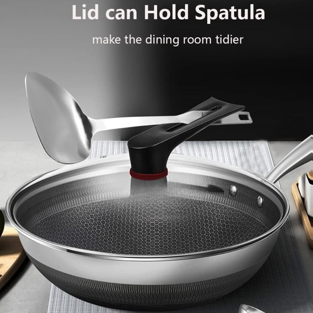 Stainless Steel Laser Coating Wok-36cm