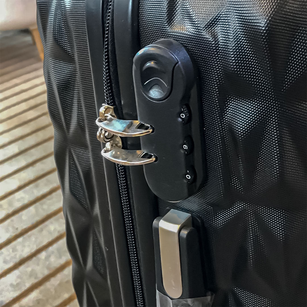 1 Pc Business Travel Trolley Suitcase (Black)