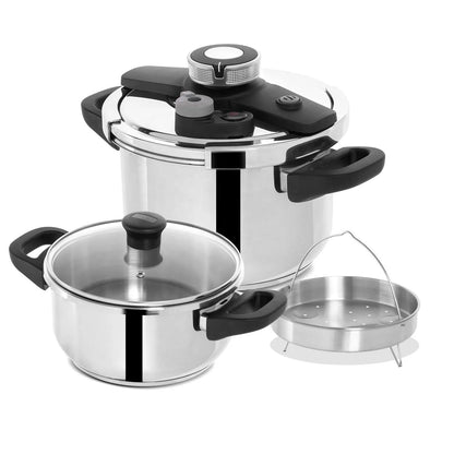 7-Liter Pressure Cooker 5-L Handi &amp; Steamer