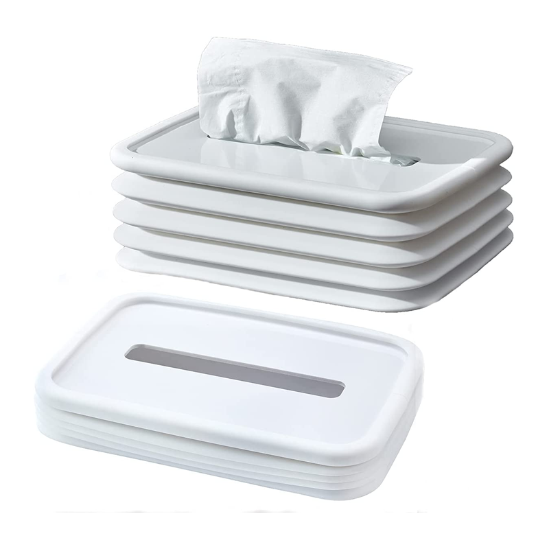 Silicone Foldable Tissue Box