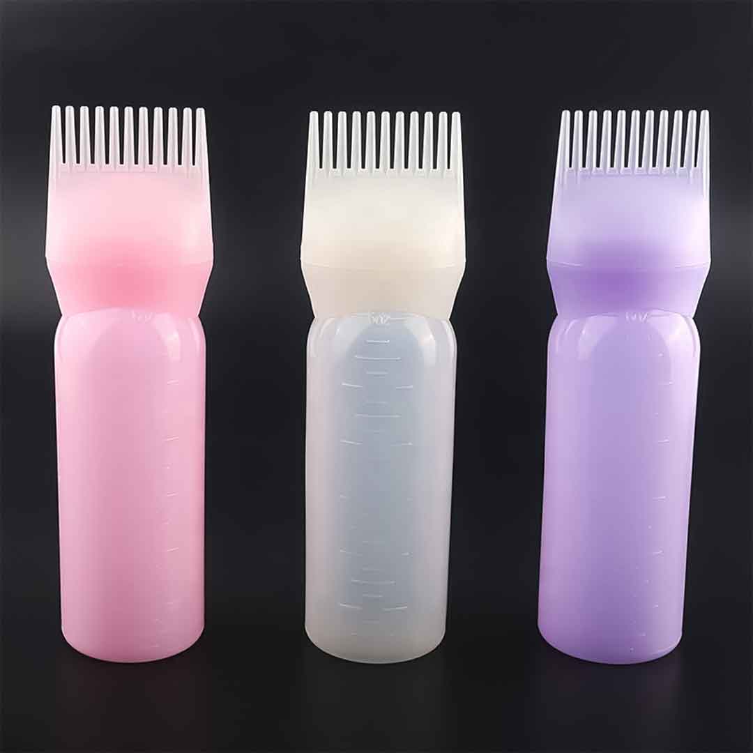 Silicon Hair Oil Bottle
