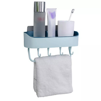 Wall Mounted Multi Storage Rack (Light Blue)