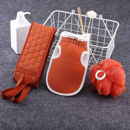 3 in 1 Bath Belt Set-Dark Brown