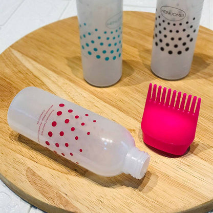 Silicon Hair Oil Bottle