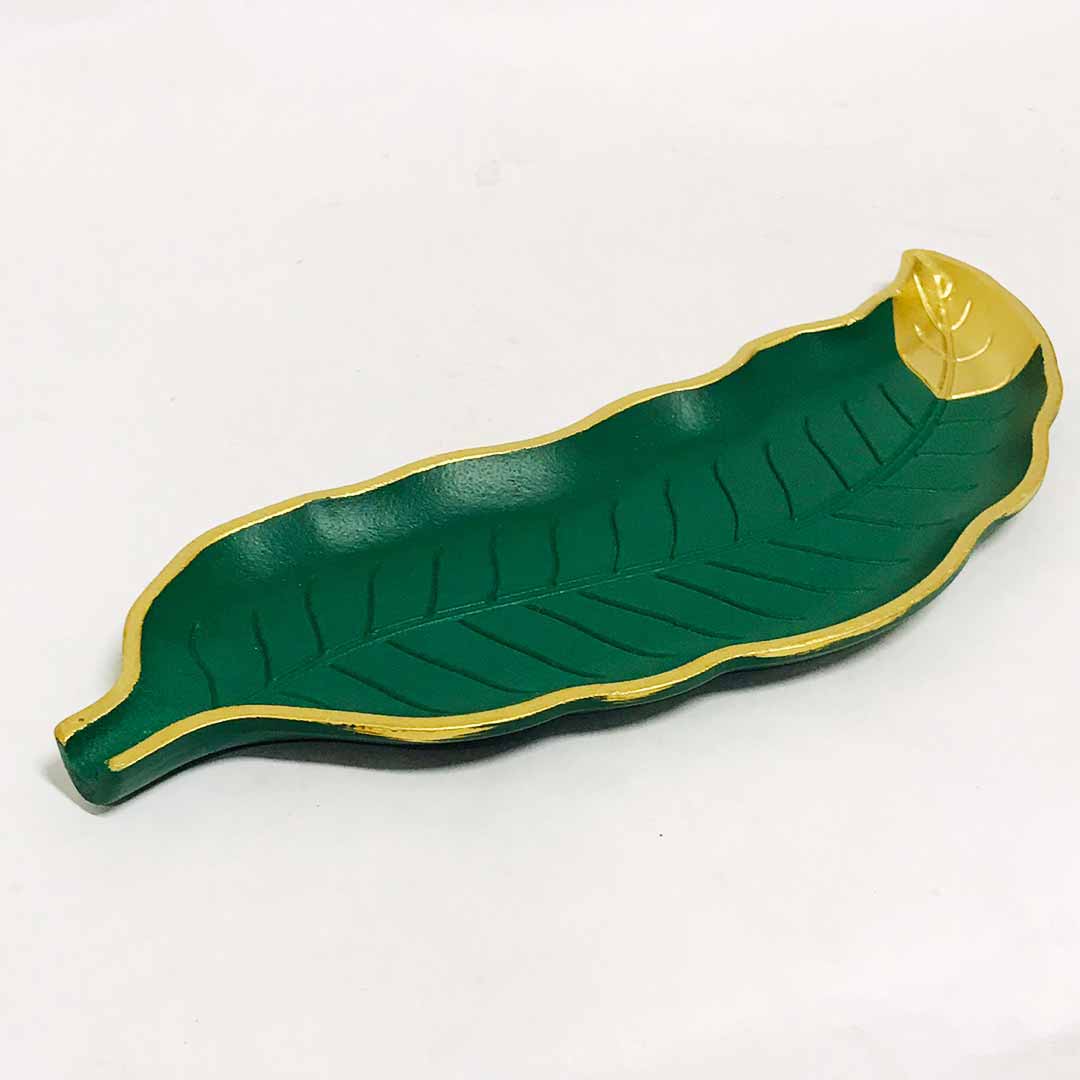 Wooden Table Decoration Leaf Tray
